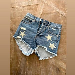🤩Express Star Studded Denim Shorts🤩